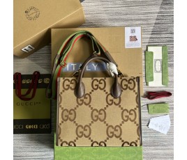 구찌 GUCCI 점보 스몰 GG 탑 핸들 숄더백